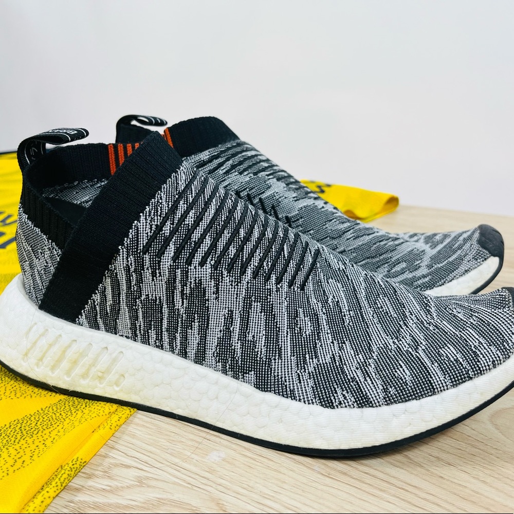 Adidas NMD grey and orange